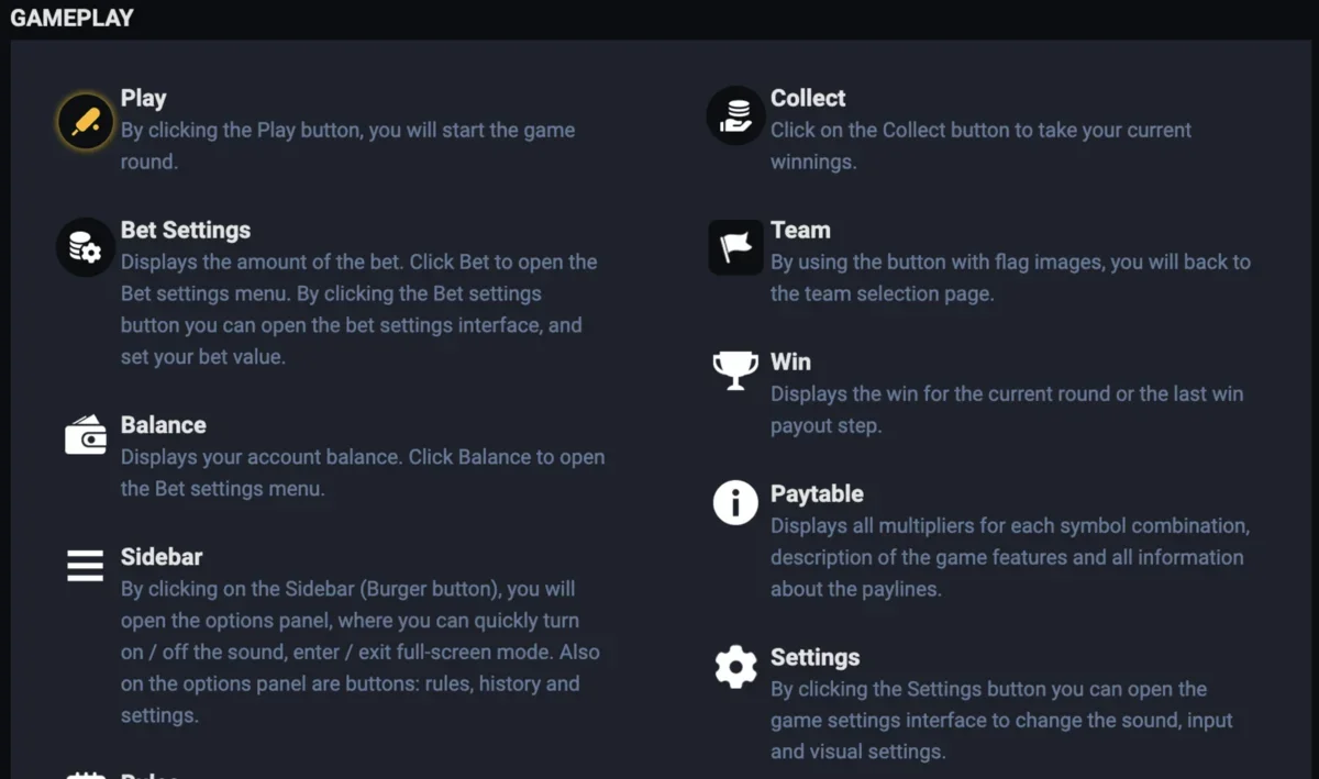 Cricket Duels collect button and cash out screen showing winnings